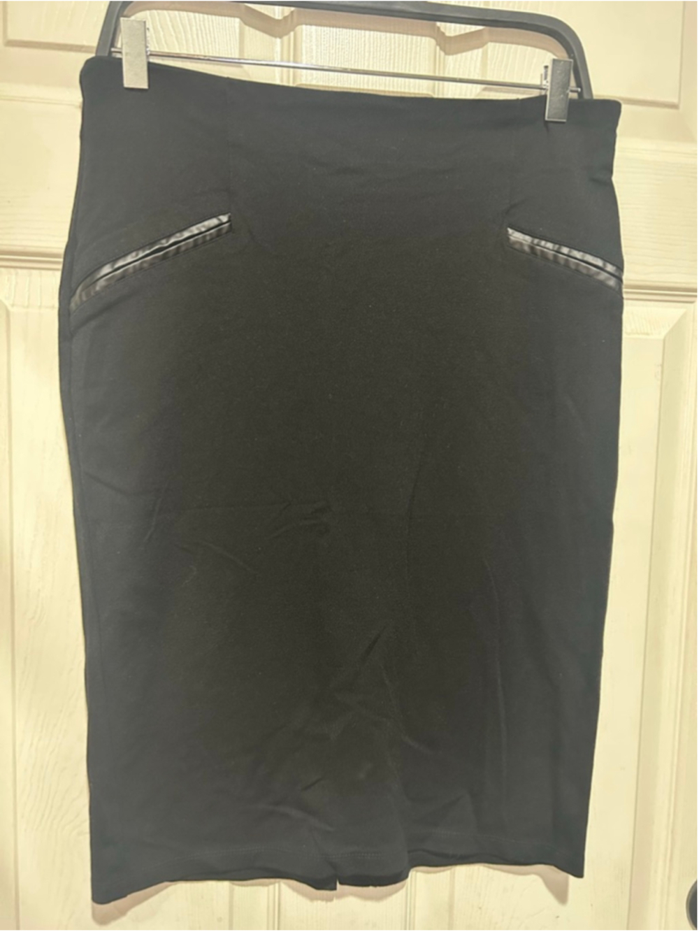 Women's Mosaic & Co Black Pencil Skirt XL